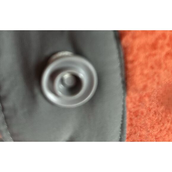 Carhartt Womens Relaxed Fit Fleece Pullover M Orange Snap Front Sherpa - Picture 8 of 9